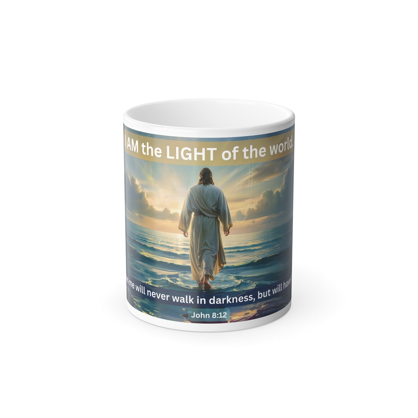 Light of the World β Jesus Mug (11oz Color Changing Mug)