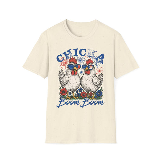 Chicka Boom Boom - 4th of July Funny T-Shirt
