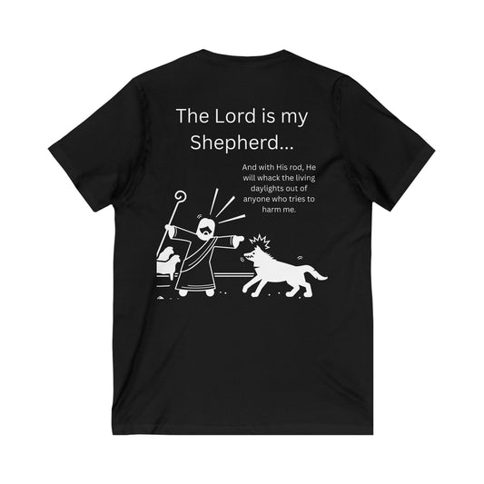 Protected by The Shepherd - Faith V-Neck Tee