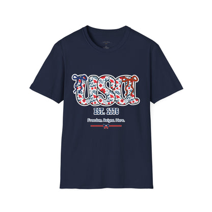 USA - Freedom Reigns Here - T-Shirt