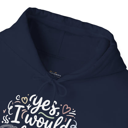 I Would Like A Free Coffee - Cute Graphic Hoodie