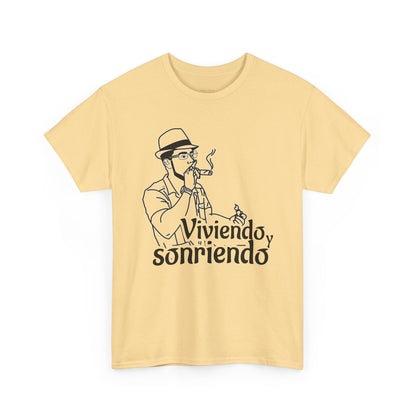 Viviendo y Sonriendo Retro Cuban Lounge Tee