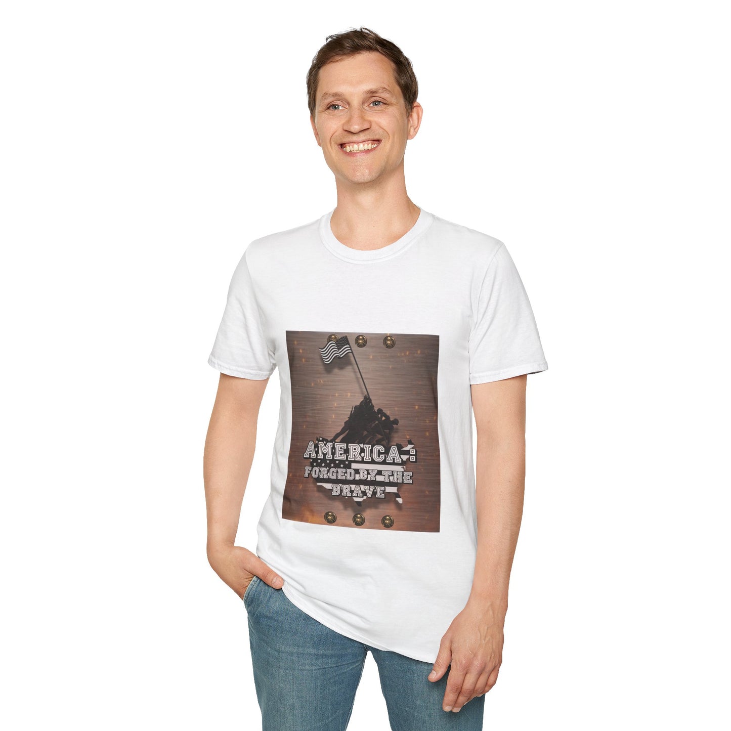 Forged By The Brave - USA T-Shirt
