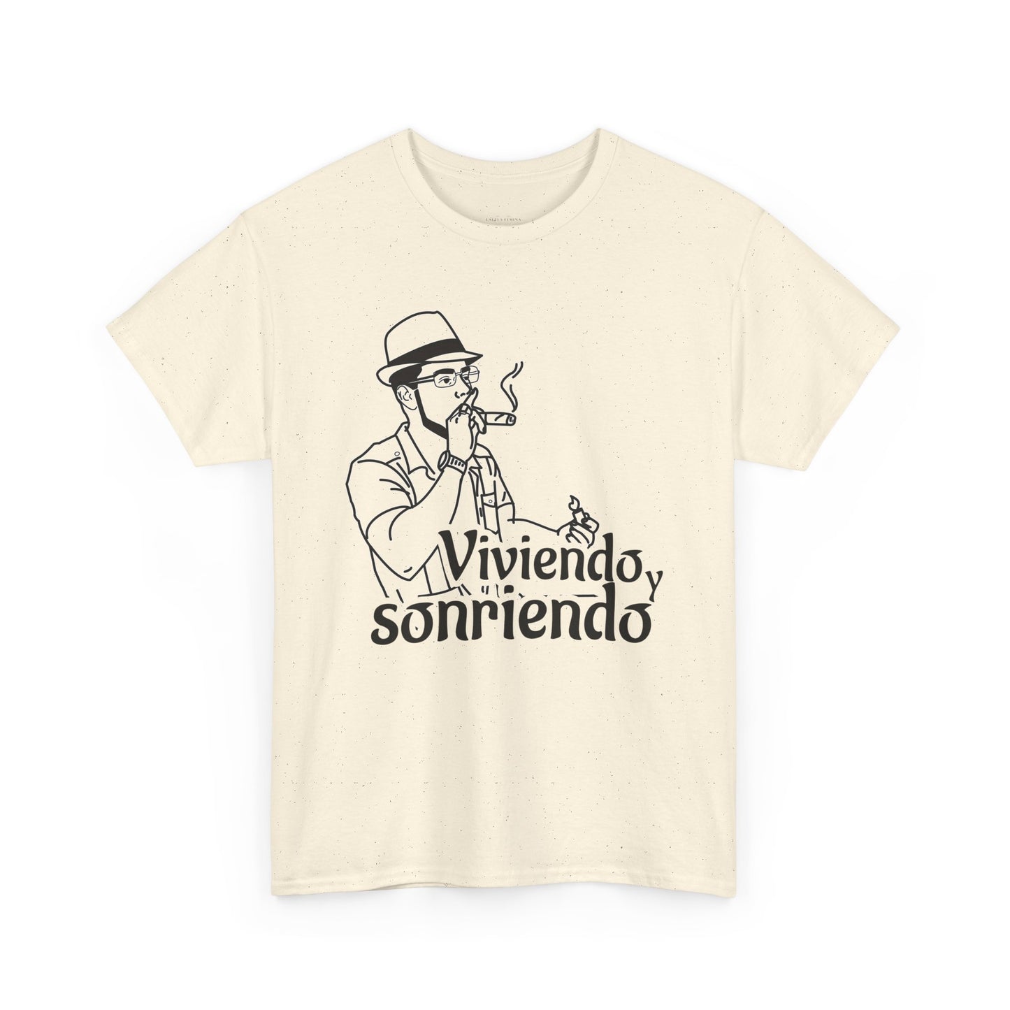 Viviendo y Sonriendo Retro Cuban Lounge Tee