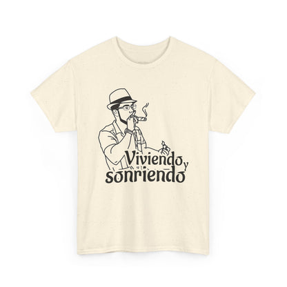 Viviendo y Sonriendo Retro Cuban Lounge Tee