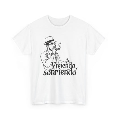Viviendo y Sonriendo Retro Cuban Lounge Tee
