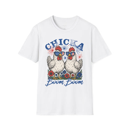 Chicka Boom Boom - 4th of July Funny T-Shirt