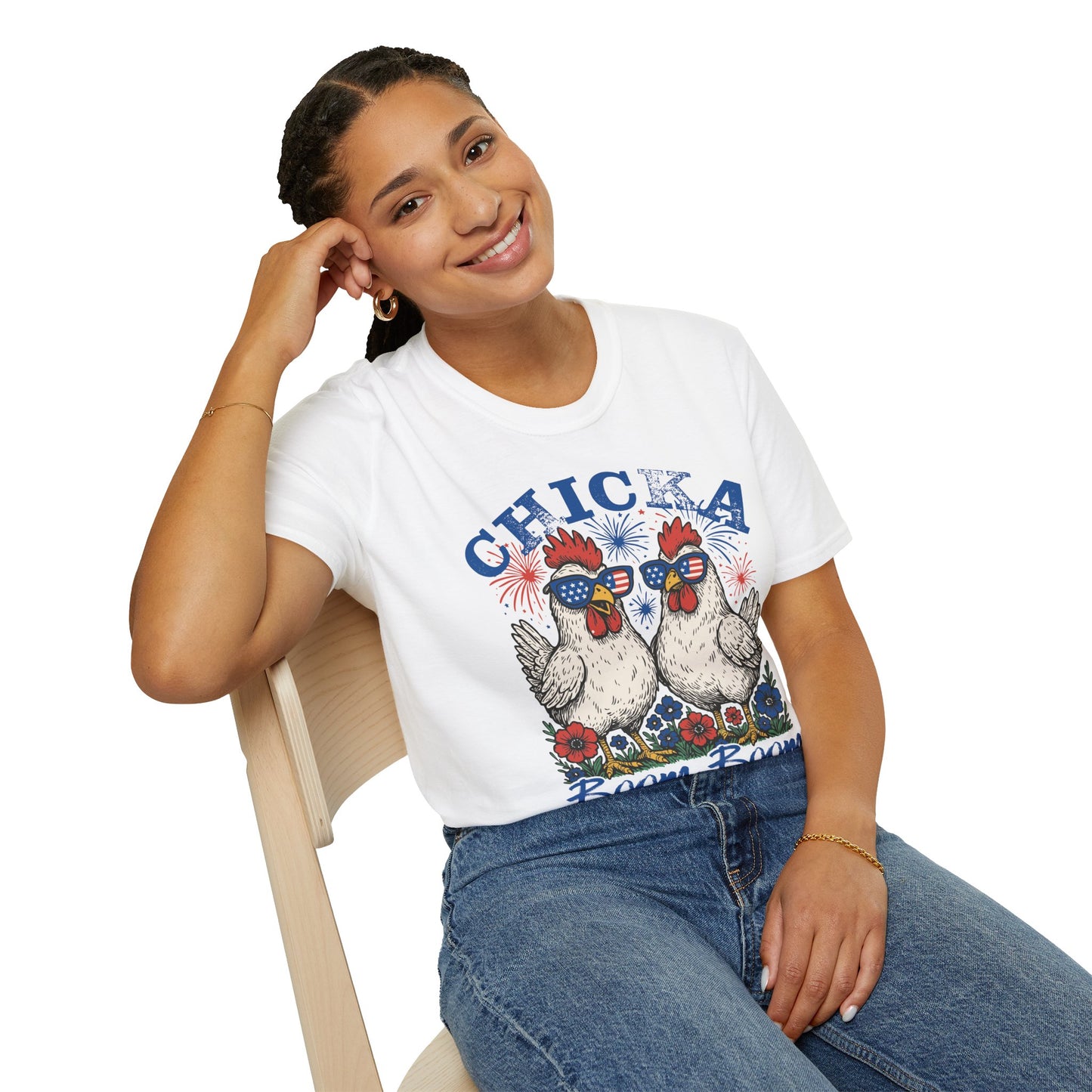 Chicka Boom Boom - 4th of July Funny T-Shirt