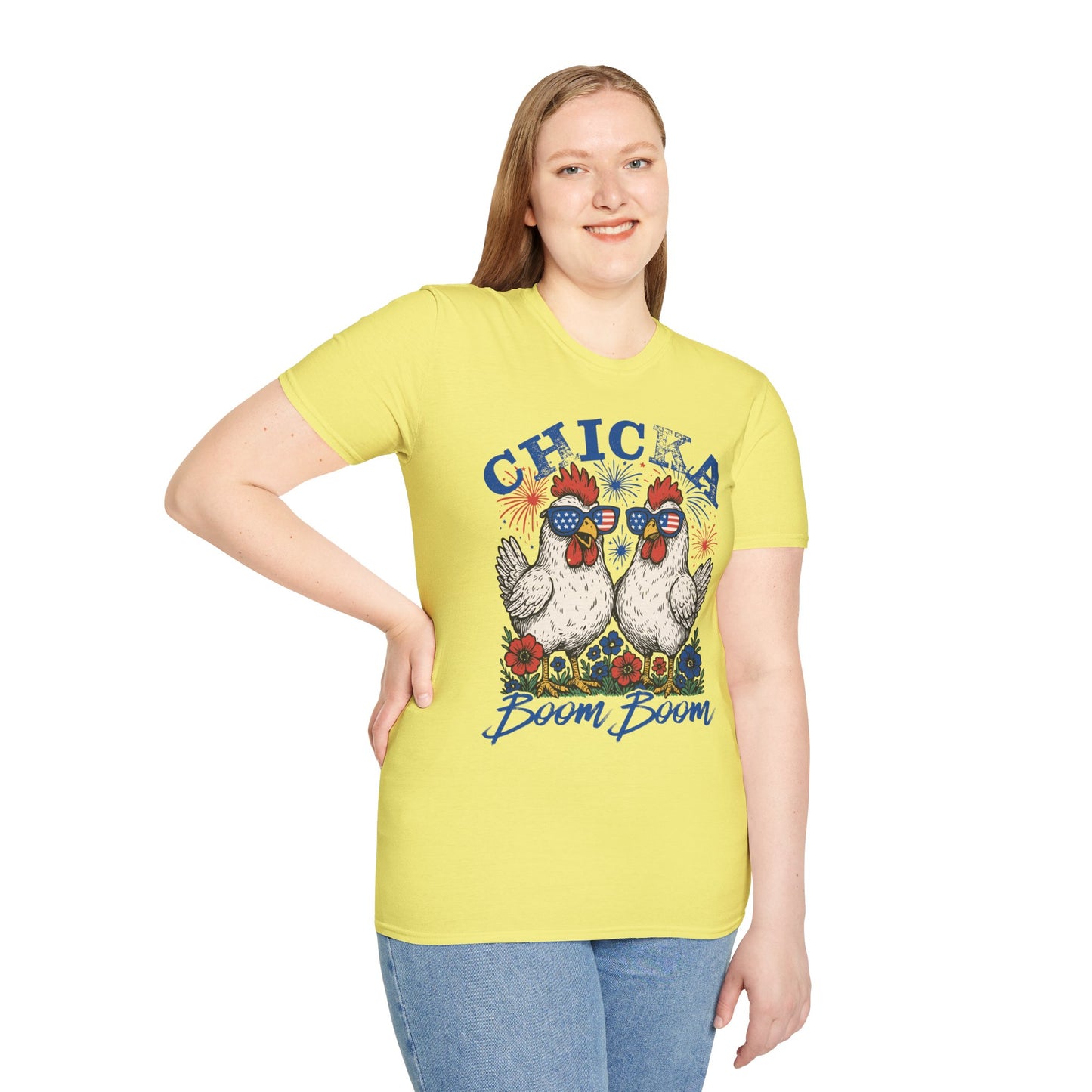 Chicka Boom Boom - 4th of July Funny T-Shirt