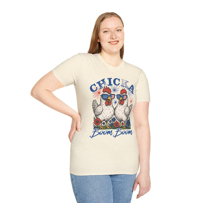 Chicka Boom Boom - 4th of July Funny T-Shirt