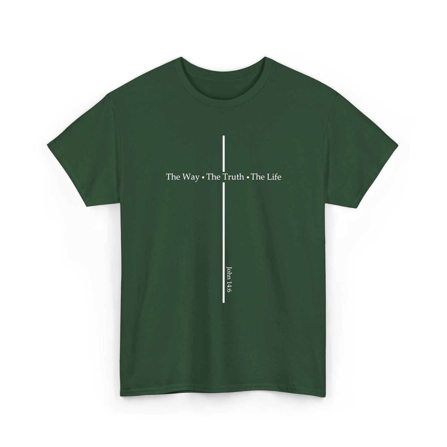 The Way - The Truth - The Life | John 14:6 | Women's Graphic Christian T-shirt