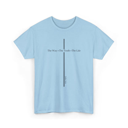 The Way - The Truth - The Life | John 14:6 | Women's Graphic Christian T-shirt