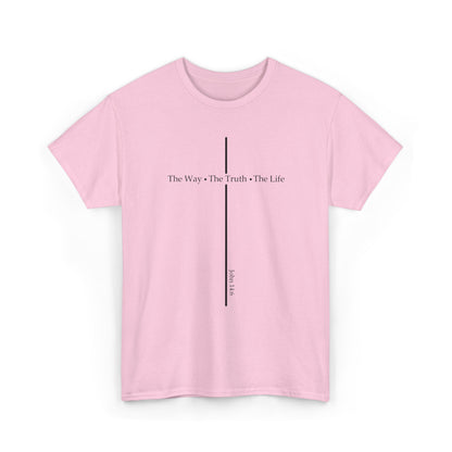 The Way - The Truth - The Life | John 14:6 | Women's Graphic Christian T-shirt
