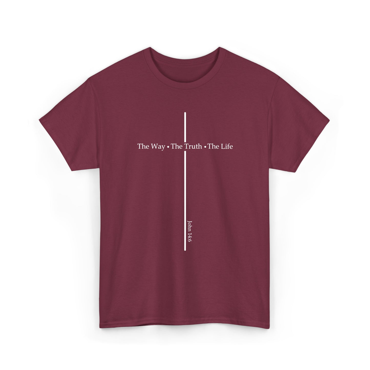 The Way - The Truth - The Life | John 14:6 | Women's Graphic Christian T-shirt