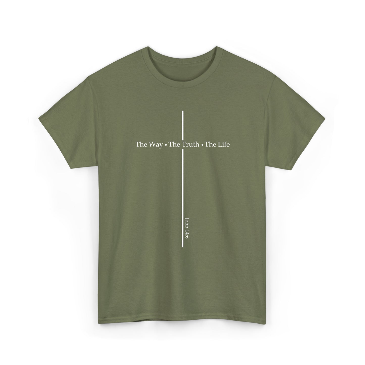 The Way - The Truth - The Life | John 14:6 | Women's Graphic Christian T-shirt
