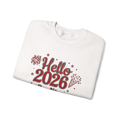 Hello 2026 Be Nice - New Years Women's Funny Sweatshirt