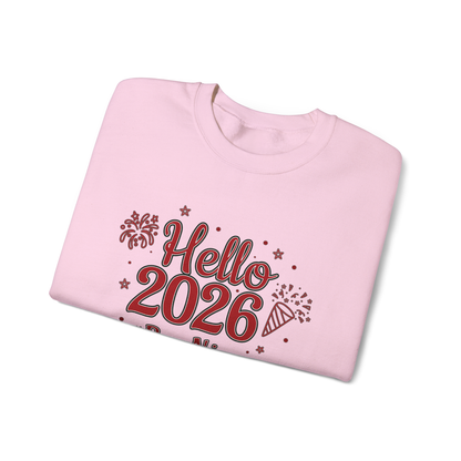 Hello 2026 Be Nice - New Years Women's Funny Sweatshirt