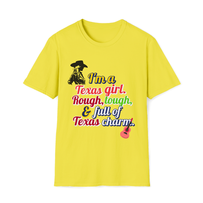 I'm a Texas girl (1) - Texas Themed T-Shirt