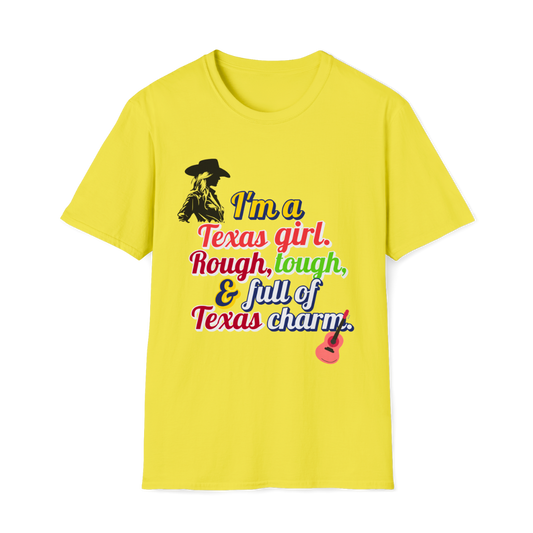 I'm a Texas girl (1) - Texas Themed T-Shirt