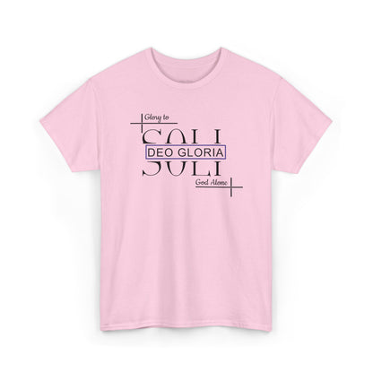Soli Deo Gloria- Glory to God Alone | Christian Reformation Women's Graphic Tee