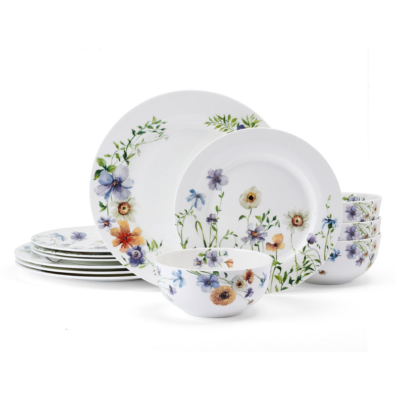 Audrina 12-Piece Dinnerware Set (Service for 4)