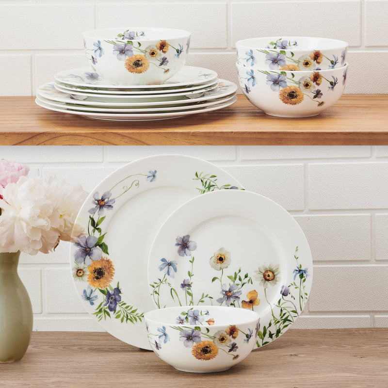 Audrina 12-Piece Dinnerware Set (Service for 4)