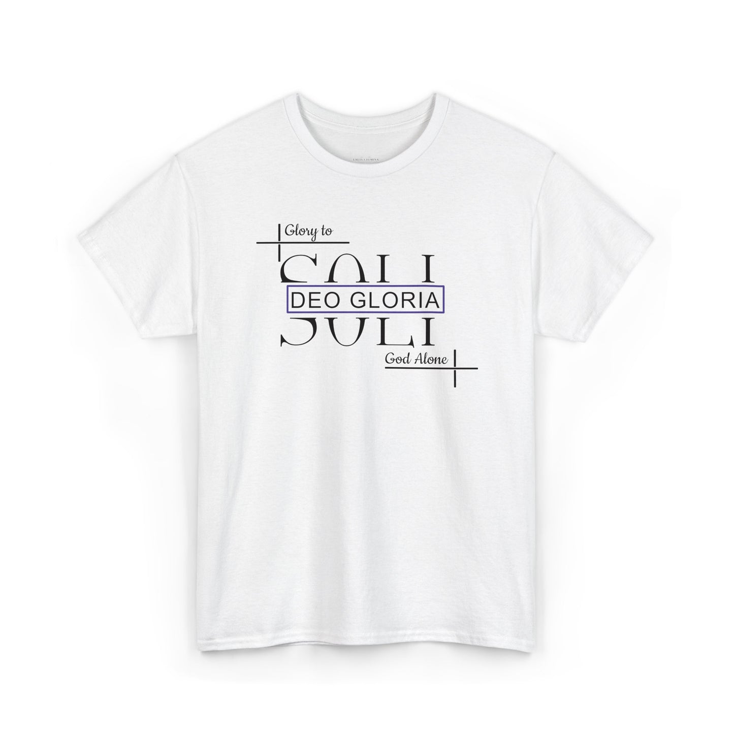 Soli Deo Gloria- Glory to God Alone | Christian Reformation Women's Graphic Tee